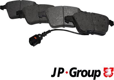 JP Group 1163607810 - Тормозные колодки, дисковые, комплект autospares.lv