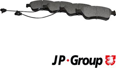 JP Group 1163607710 - Тормозные колодки, дисковые, комплект autospares.lv