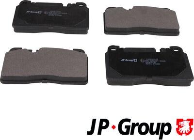 JP Group 1163613810 - Тормозные колодки, дисковые, комплект autospares.lv