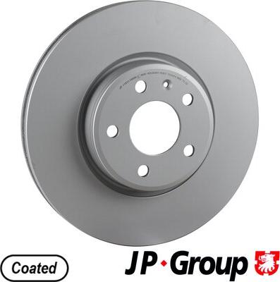 JP Group 1163119600 - Тормозной диск autospares.lv