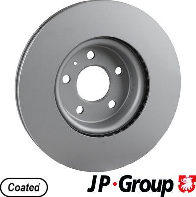 JP Group 1163119600 - Тормозной диск autospares.lv