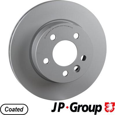 JP Group 1163119100 - Тормозной диск autospares.lv