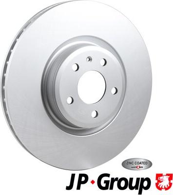 JP Group 1163114200 - Тормозной диск autospares.lv