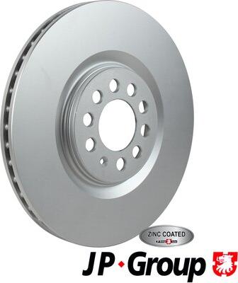 JP Group 1163112500 - Тормозной диск autospares.lv