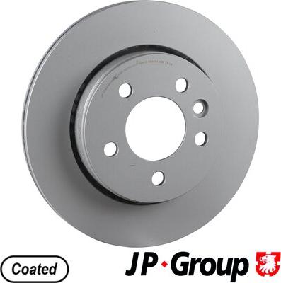 JP Group 1163208700 - Тормозной диск autospares.lv