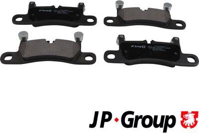 JP Group 1163708410 - Тормозные колодки, дисковые, комплект autospares.lv