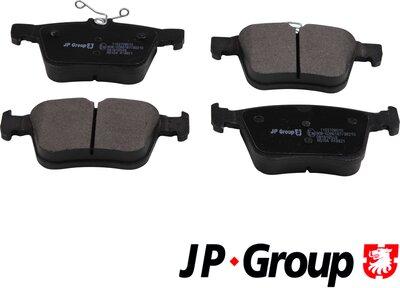 JP Group 1163708610 - Тормозные колодки, дисковые, комплект autospares.lv