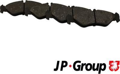 JP Group 1163708110 - Тормозные колодки, дисковые, комплект autospares.lv