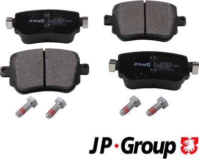 JP Group 1163708710 - Тормозные колодки, дисковые, комплект autospares.lv