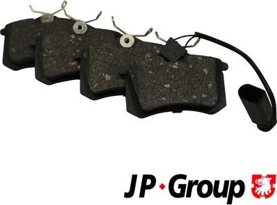 JP Group 1163707410 - Тормозные колодки, дисковые, комплект autospares.lv