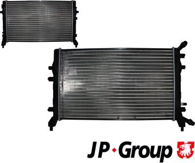 JP Group 1114208000 - Радиатор, охлаждение двигателя autospares.lv