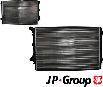 JP Group 1114208100 - Радиатор, охлаждение двигателя autospares.lv