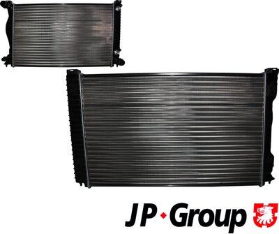 JP Group 1114208300 - Радиатор, охлаждение двигателя autospares.lv