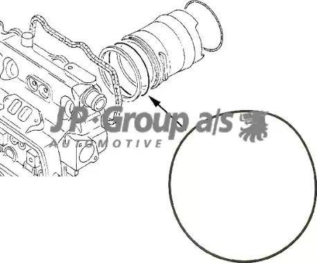 JP Group 1111000200 - Прокладка, гильза цилиндра autospares.lv