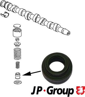 JP Group 1111352700 - Уплотнительное кольцо, стержень клапана autospares.lv