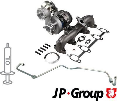 JP Group 1117800510 - Турбина, компрессор autospares.lv
