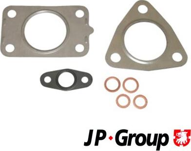 JP Group 1117752910 - Установочный комплект, турбокомпрессор autospares.lv