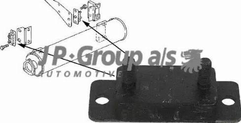 JP Group 1121603600 - Кронштейн, втулка, система выпуска ОГ autospares.lv