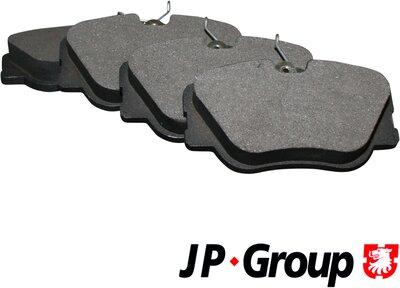 JP Group 1363600110 - Тормозные колодки, дисковые, комплект autospares.lv