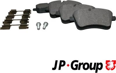 JP Group 1363601610 - Тормозные колодки, дисковые, комплект autospares.lv