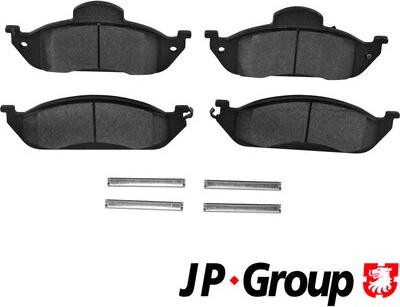 JP Group 1363601110 - Тормозные колодки, дисковые, комплект autospares.lv