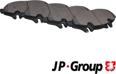 JP Group 1363603010 - Тормозные колодки, дисковые, комплект autospares.lv