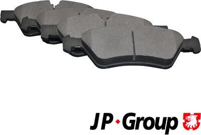 JP Group 1363602610 - Тормозные колодки, дисковые, комплект autospares.lv