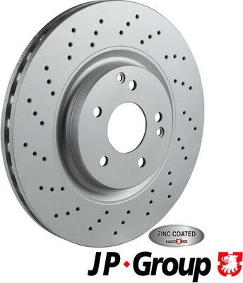 JP Group 1363105400 - Тормозной диск autospares.lv