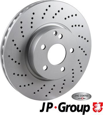 JP Group 1363101800 - Тормозной диск autospares.lv
