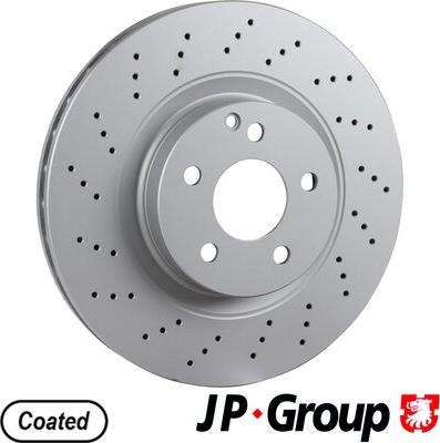 JP Group 1363108600 - Тормозной диск autospares.lv