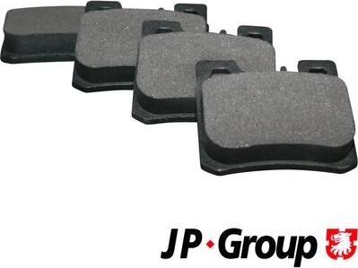 JP Group 1363700410 - Тормозные колодки, дисковые, комплект autospares.lv