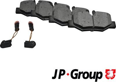 JP Group 1363701910 - Тормозные колодки, дисковые, комплект autospares.lv