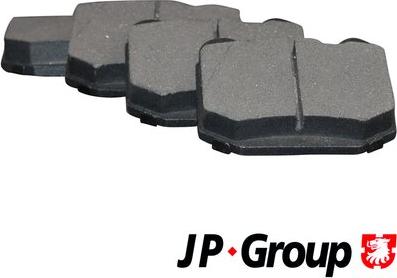 JP Group 1363701610 - Тормозные колодки, дисковые, комплект autospares.lv