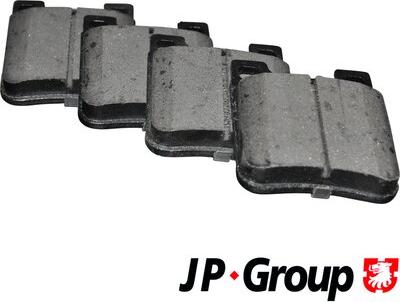 JP Group 1363702410 - Тормозные колодки, дисковые, комплект autospares.lv