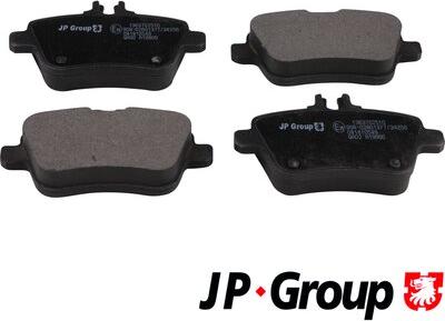 JP Group 1363702510 - Тормозные колодки, дисковые, комплект autospares.lv