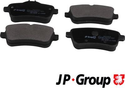 JP Group 1363702610 - Тормозные колодки, дисковые, комплект autospares.lv