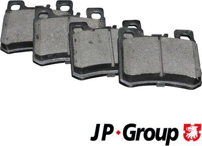 JP Group 1363702110 - Тормозные колодки, дисковые, комплект autospares.lv