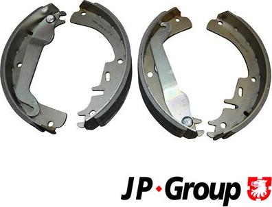 JP Group 1263901010 - Комплект тормозных колодок, барабанные autospares.lv