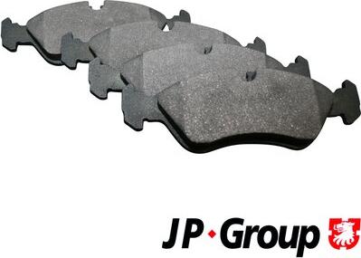 JP Group 1263600910 - Тормозные колодки, дисковые, комплект autospares.lv