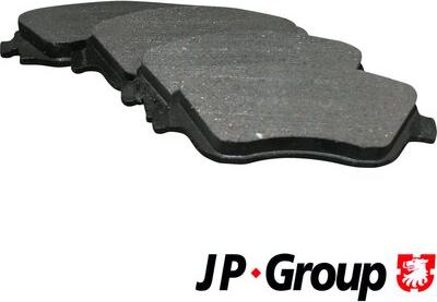 JP Group 1263601110 - Тормозные колодки, дисковые, комплект autospares.lv