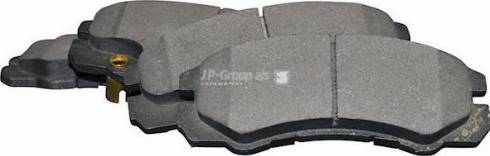 JP Group 1263601710 - Тормозные колодки, дисковые, комплект autospares.lv