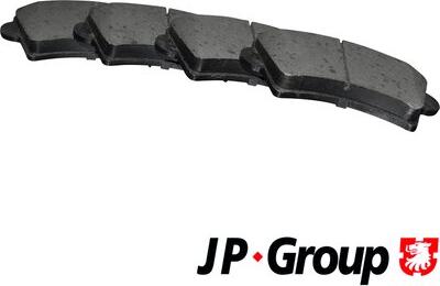 JP Group 1263603610 - Тормозные колодки, дисковые, комплект autospares.lv