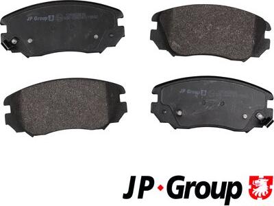 JP Group 1263603810 - Тормозные колодки, дисковые, комплект autospares.lv