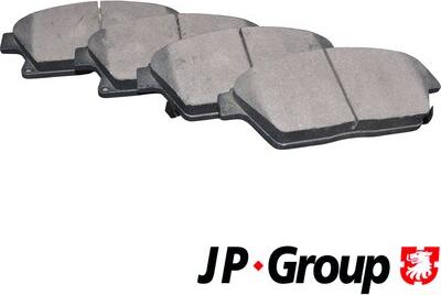 JP Group 1263602610 - Тормозные колодки, дисковые, комплект autospares.lv