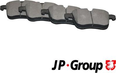 JP Group 1263602010 - Тормозные колодки, дисковые, комплект autospares.lv