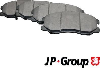 JP Group 1263602210 - Тормозные колодки, дисковые, комплект autospares.lv