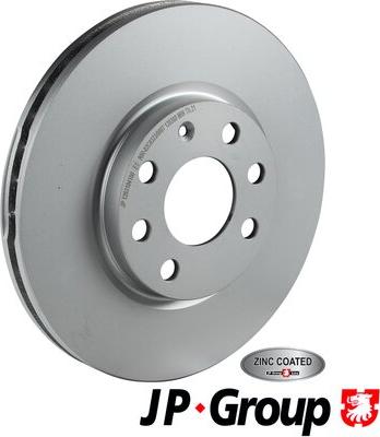 JP Group 1263104100 - Тормозной диск autospares.lv