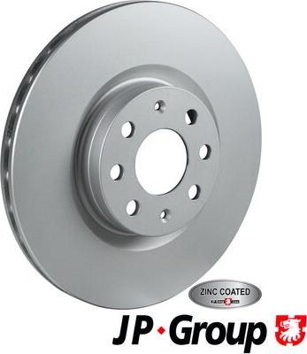 JP Group 1263105900 - Тормозной диск autospares.lv