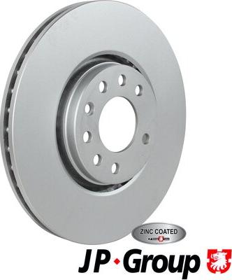 JP Group 1263105300 - Тормозной диск autospares.lv