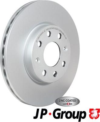 JP Group 1263106400 - Тормозной диск autospares.lv
